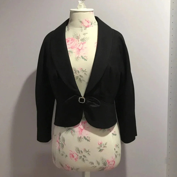 Rebecca Taylor cropped jacket size 8 - Picture 1 of 14
